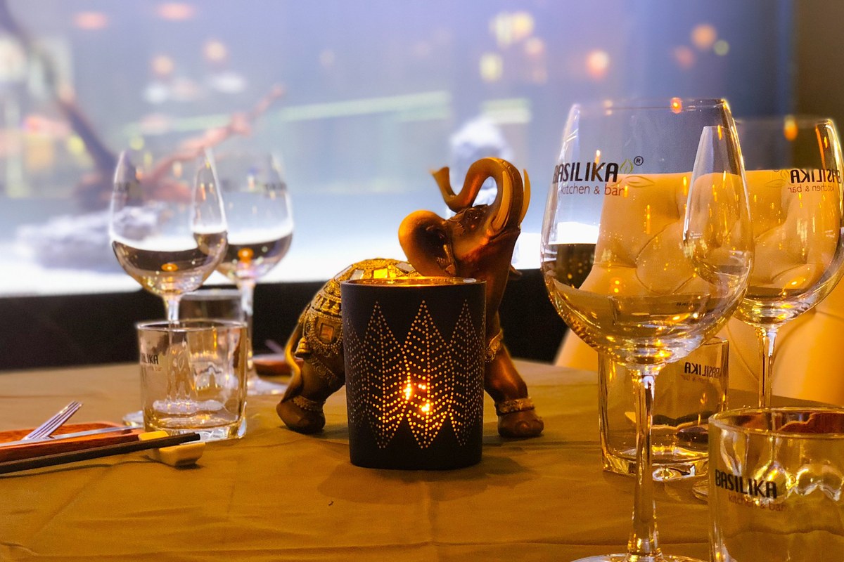 Basilika Wine Bar vid Stortorget i Lund