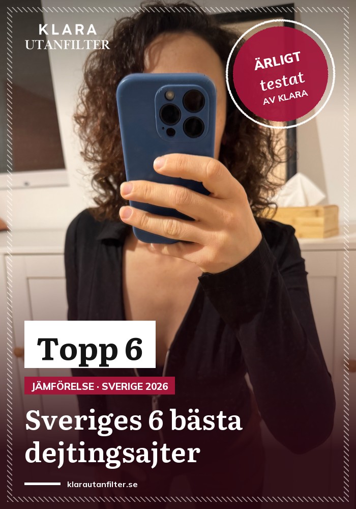 Klara Utanfilter: 6 basta dejtingsajterna sverige