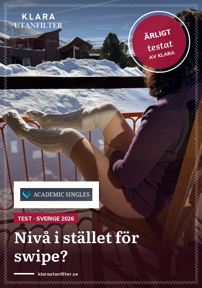 Academic Singles Sverige Test: Min ärliga erfarenhet som kvinna
