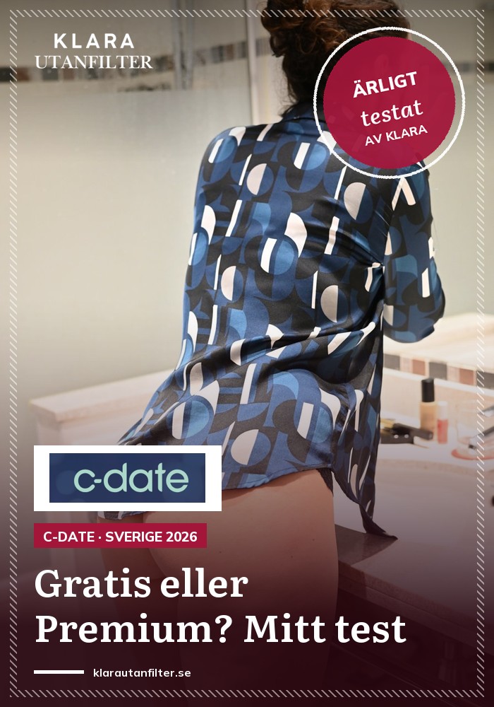 C-Date gratis eller Premium? Vad du faktiskt kan göra utan abonnemang (test 2026)